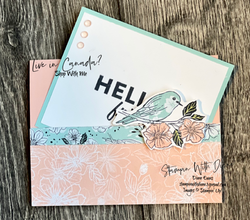 IMFriendly Hello  2Stampin' Up Stampin With Diane Evans