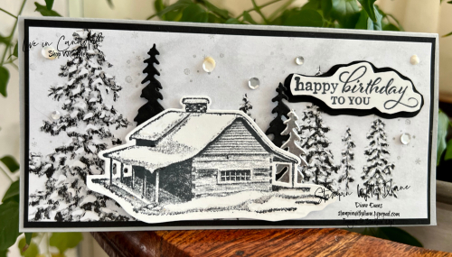 Peaceful Cabin Stampin Up Stampin With Diane Evans Rob