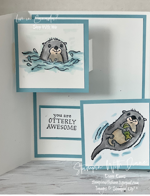 Awesome otters STampin up 2