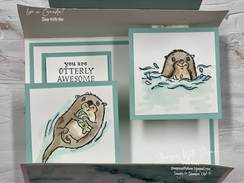 Awesome Otters Stampin Up 4
