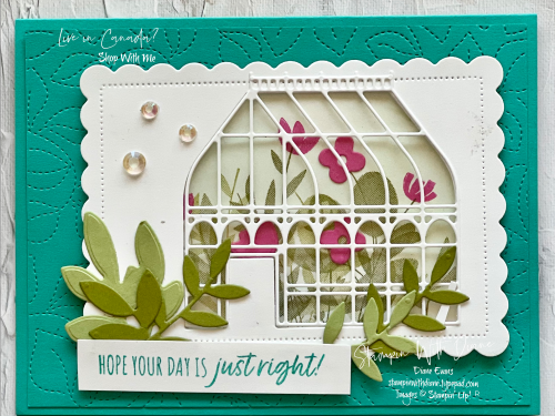 Garden GreenHouse Stampin up 1