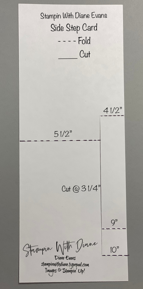 Side Step card Template