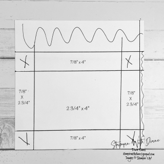 Cutting Instructions for Scalloped Gift Box