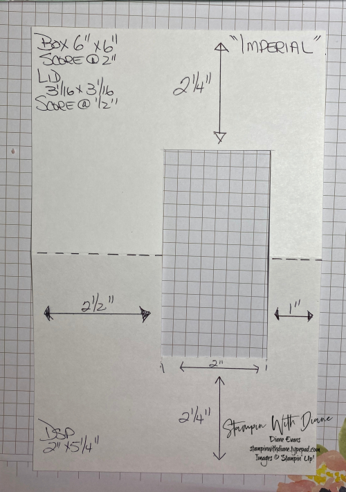 Box in a card Template Box in a card Template