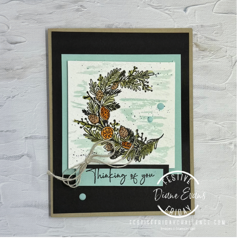 Festive Friday Challenge FF#0196 Joyful Tidings © Stampin’ Up!