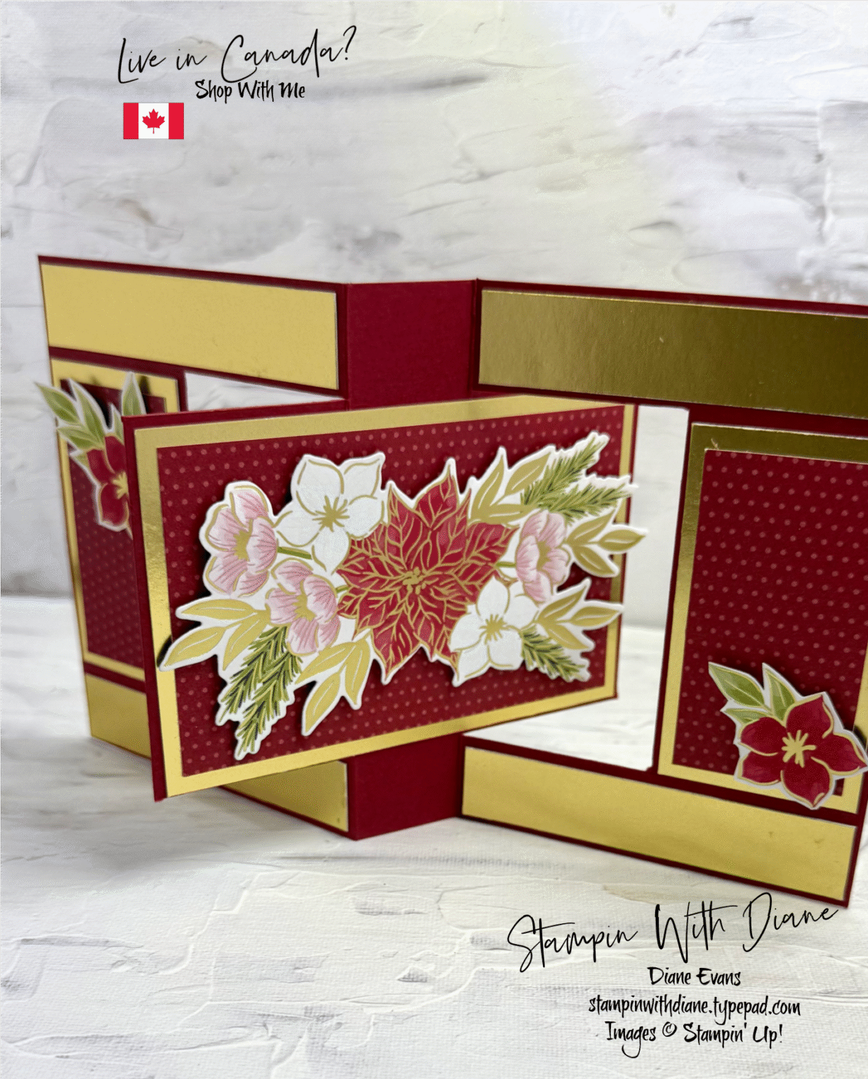 Fun/Fancy Fold Swing Card using Traditions of Christmas © Stampin’ Up ...