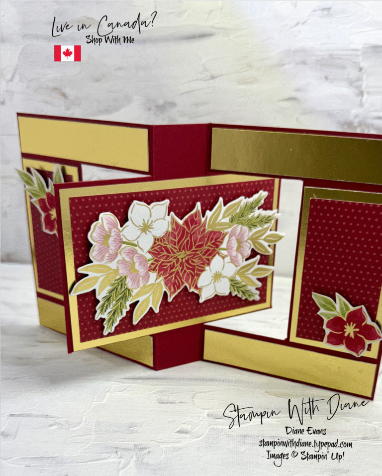 Fun/Fancy Fold Swing Card using Traditions of Christmas © Stampin’ Up! ®