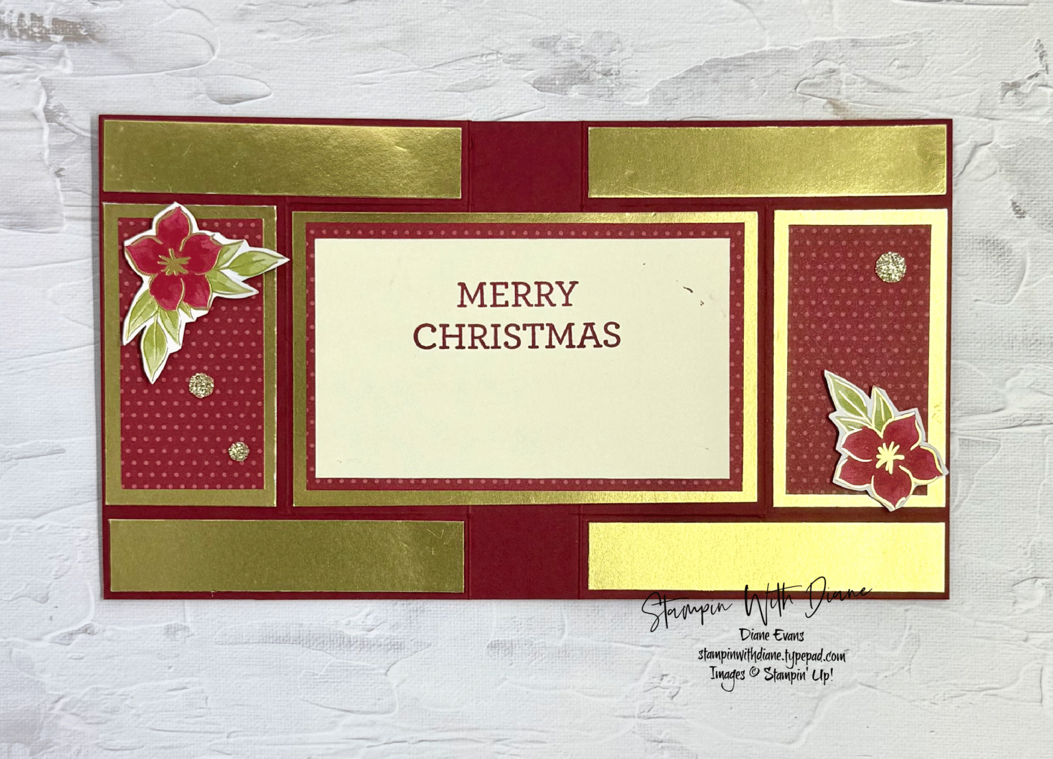 Fun/Fancy Fold Swing Card using Traditions of Christmas © Stampin’ Up ...