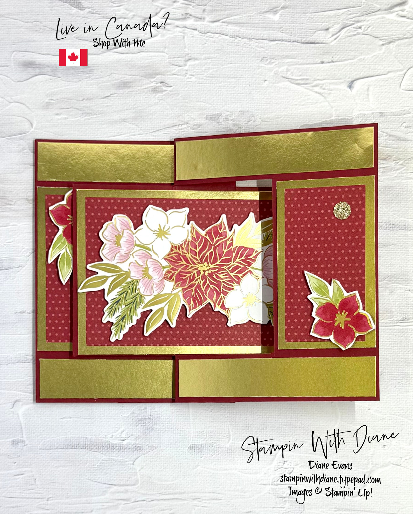 Fun/Fancy Fold Swing Card using Traditions of Christmas © Stampin’ Up ...